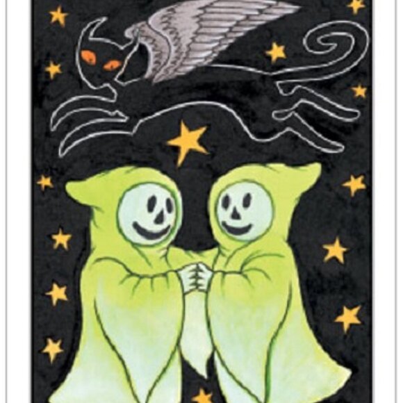 Halloween Tarot in Tin. *** SOLD OUT **** - Picture 4 of 9